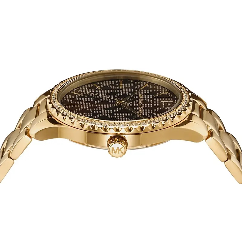 Michael Kors Layton Gold-Tone Quartz Ladies Watch- MK7296